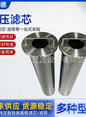 替代液压滤芯LA-160700E10G滤油机机械配件不锈钢过滤器用滤芯
