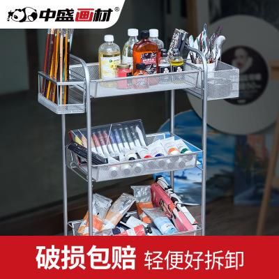 中盛画材便携油画架油画车柜颜料车绘画便携油画车油画车