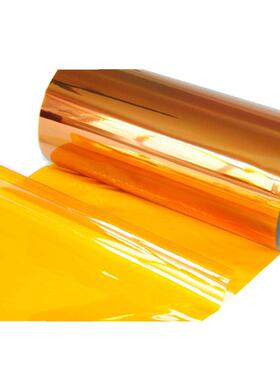 双向拉伸茶色聚酰亚胺膜0.0125mmPI原膜12.5KAPTON膜平整洁净超薄