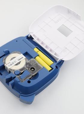 QGSO精臣jc-114标签纸标签机色带打印纸12mm6/10/14mm白底黑字黄