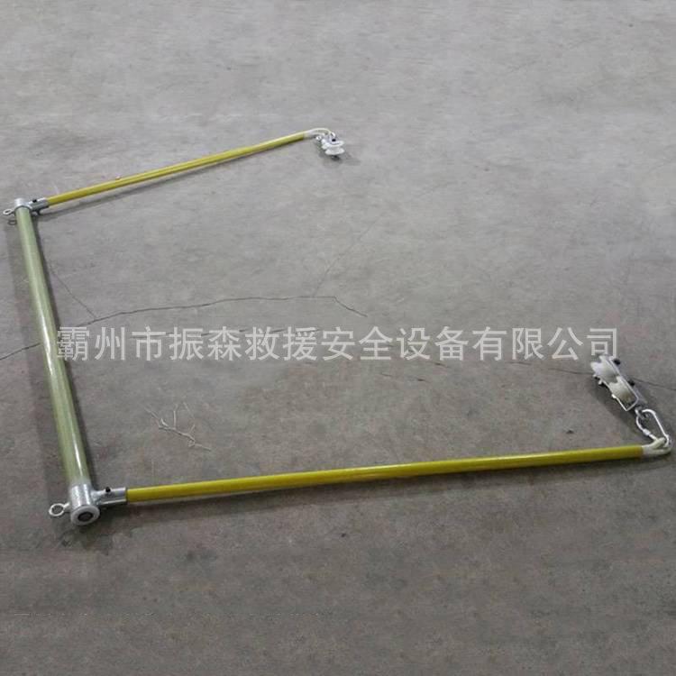 空电力绝缘杆跨越架电力线路施工绝缘跨越杆空跨越锁杆