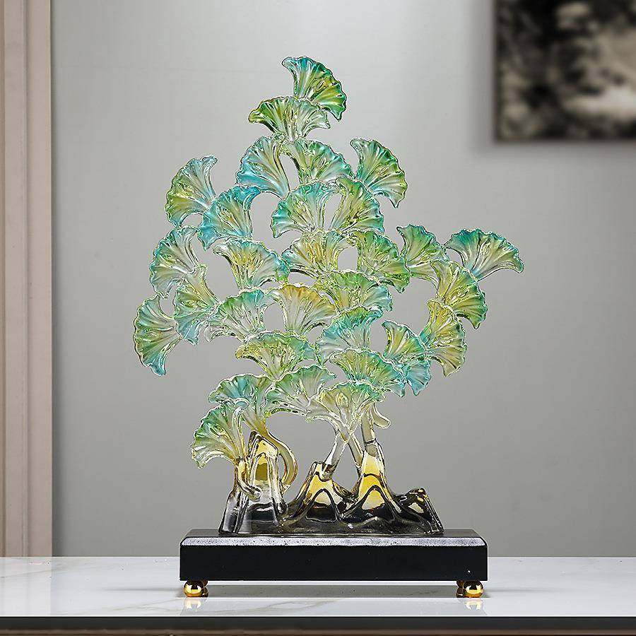发财银杏树玄关摆件轻奢高档客厅电视柜酒柜装饰品乔迁新居寓意好,智能设备,其他智能设备,淘宝优惠券,粉丝福利购,淘宝优惠卷