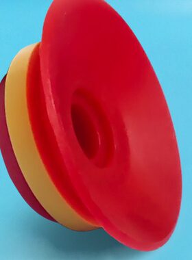 VB8-2S-M5柏卡真空吸盘硅胶吸嘴624-36-635红色气动吸嘴VB10S-M5