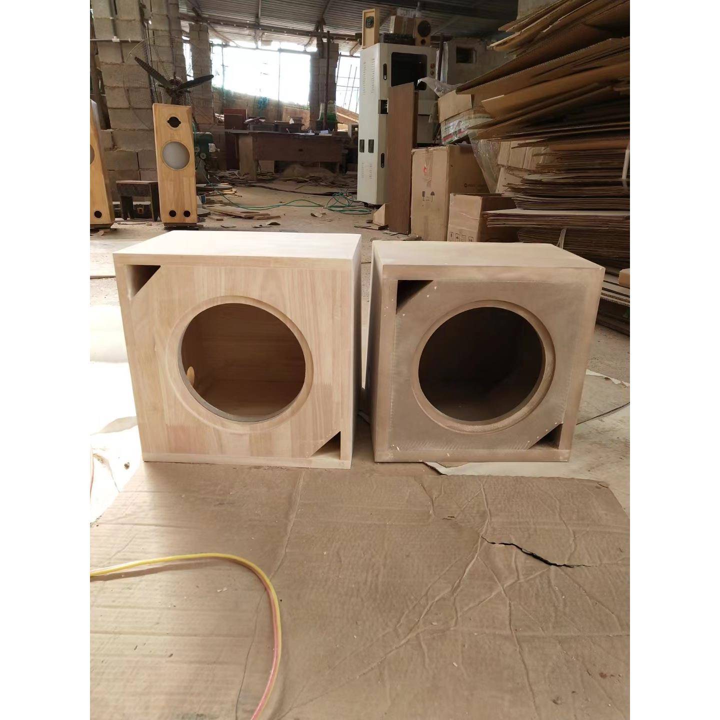 实木音箱空箱体车载低音炮空箱木箱10寸12寸家用无源音箱试音箱