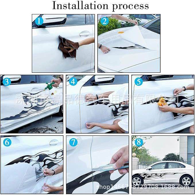 汽车火焰图腾装饰贴全身拉花车身整车贴纸车贴拉花贴纸,收纳整理,烫衣板及配件,淘宝优惠券,粉丝福利购,淘宝优惠卷