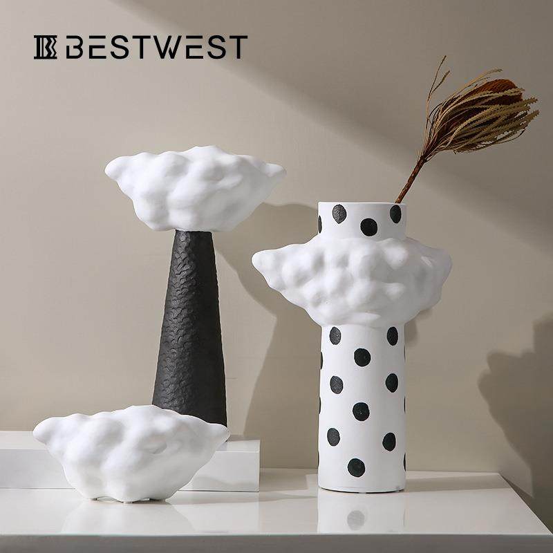 Bestwest后现代陶瓷艺术花瓶摆件门店展厅软装饰品工艺品花器,机械设备,其他机械设备,淘宝优惠券,粉丝福利购,淘宝优惠卷