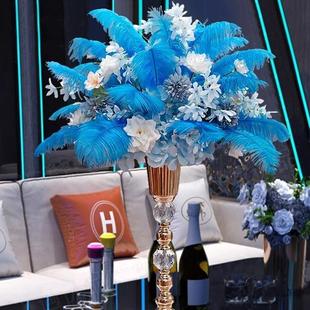 道婚庆具仿真路引插HNK件婚摆礼花堂舞台装饰假花件酒店餐桌布置