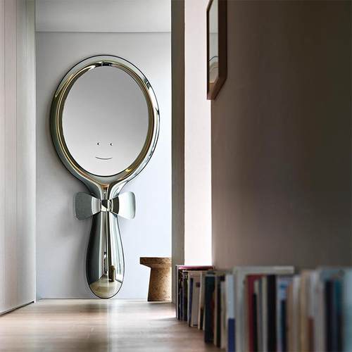 意大摩登时尚创意设计师艺术个利性穿衣APL镜壁镜蝴蝶装饰落结挂