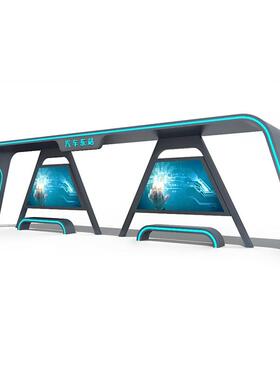 专业制JLMT-290作城市公交站台不厂锈钢智能车候亭公交站台电子牌