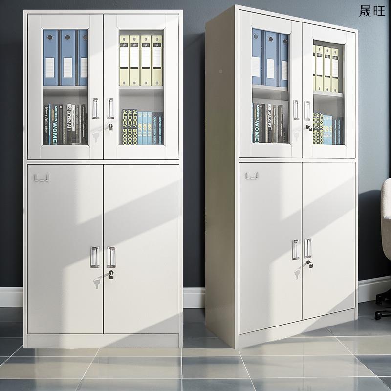 钢制办公文件柜皮资料铁案凭证储物书柜档体器械等SW2025-J带锁工