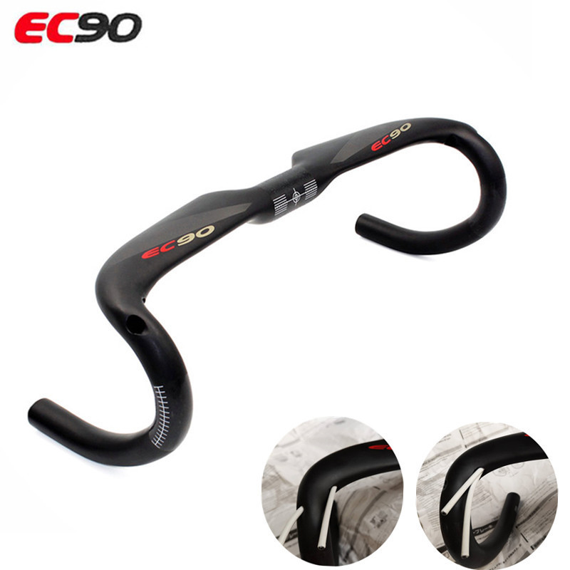 EC90全碳纤维公路车自行车弯把手破风把手跑车把UD内走线