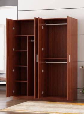 易衣约经济型组简装儿童大衣简橱卧室宿舍柜租房AFP实木质板式严