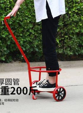 拉水桶小16596推车家用倒圾水脏车便携式装水车手拉式垃车车农村