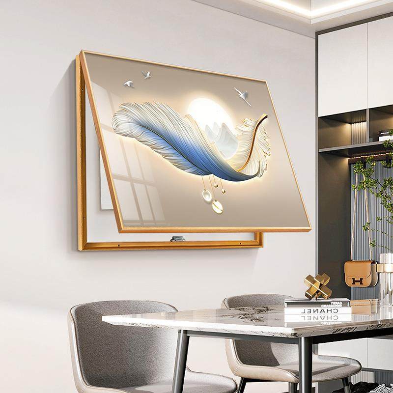 轻奢al202506表装饰画2025新电款客盒厅配箱电箱电闸遮挡箱电源总