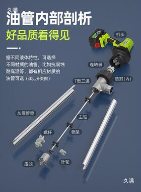 FDN充电式插桶抽油油泵耐碱强腐蚀酸化工抽泵手提电动柴煤油油抽