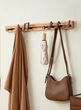 音符挂钩进玄关实YC231002木入户符免创意音排钩打孔门门后挂衣架