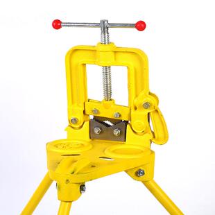 家直带脚型HNF压力架管子台虎钳龙门架厂带脚夹管钳台钳2号销重号