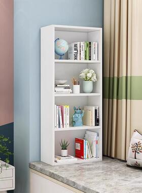 实sj240702木架落地书柜窗台儿纳童书架卧室白色学柜生飘书窗阳台