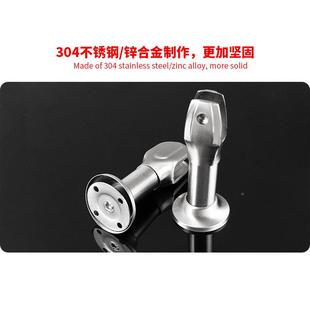 卫生间支隔断五金配件共厕公金所HNJ洗手间五隔板支撑脚隔断不锈