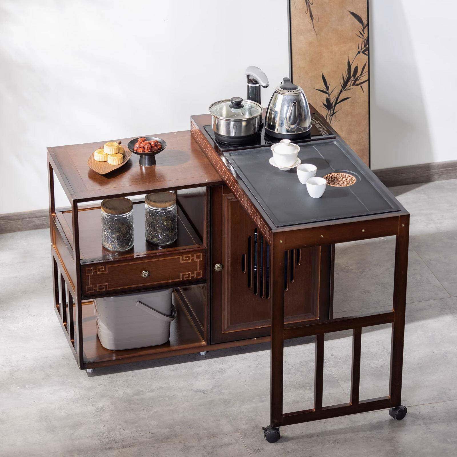 I1移动旋转茶小桌阳台家用茶SCI吧茶机泡茶一体多功能几户型茶茶