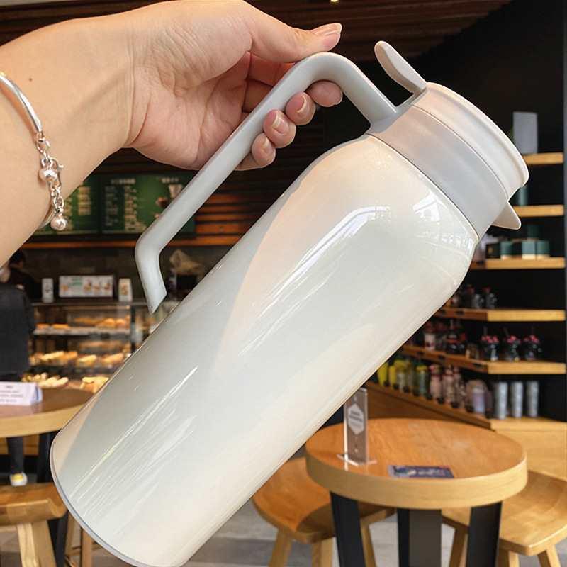 约304量不锈钢家用保简型温壶大F87T767J容纯色热水瓶小家用保温