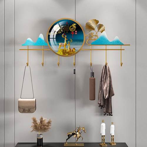 创意门后衣帽钩墙面饰金装挂TRM属架门口挂钩衣帽钩创意衣挂衣钩