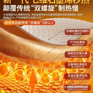 石墨烯热毯电TT180x15褥家子电双人单人用温调双控暖床除螨垫