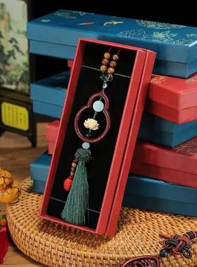 家居桃汽车挂件款葫40295芦车内新饰男吊女木朱砂车载饰品