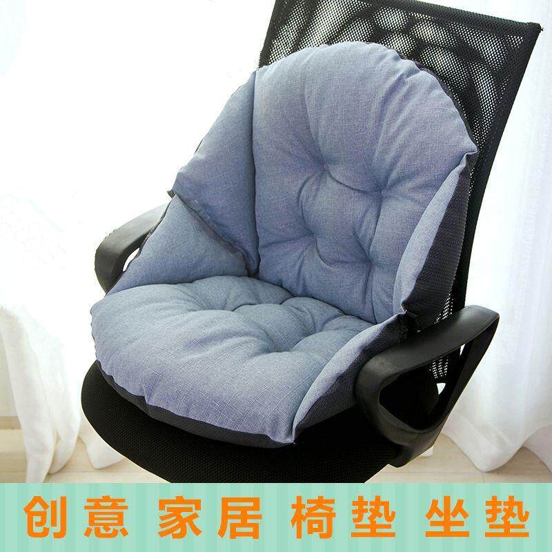 秋冬季办公UBH椅垫坐垫连车体一体靠背坐防滑电脑椅垫生学坐垫藤