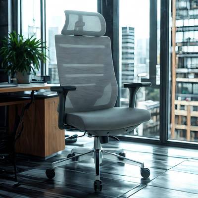 跨子境工厂直销舒适久坐办公椅学网布靠背职JSF员椅人体工椅可款