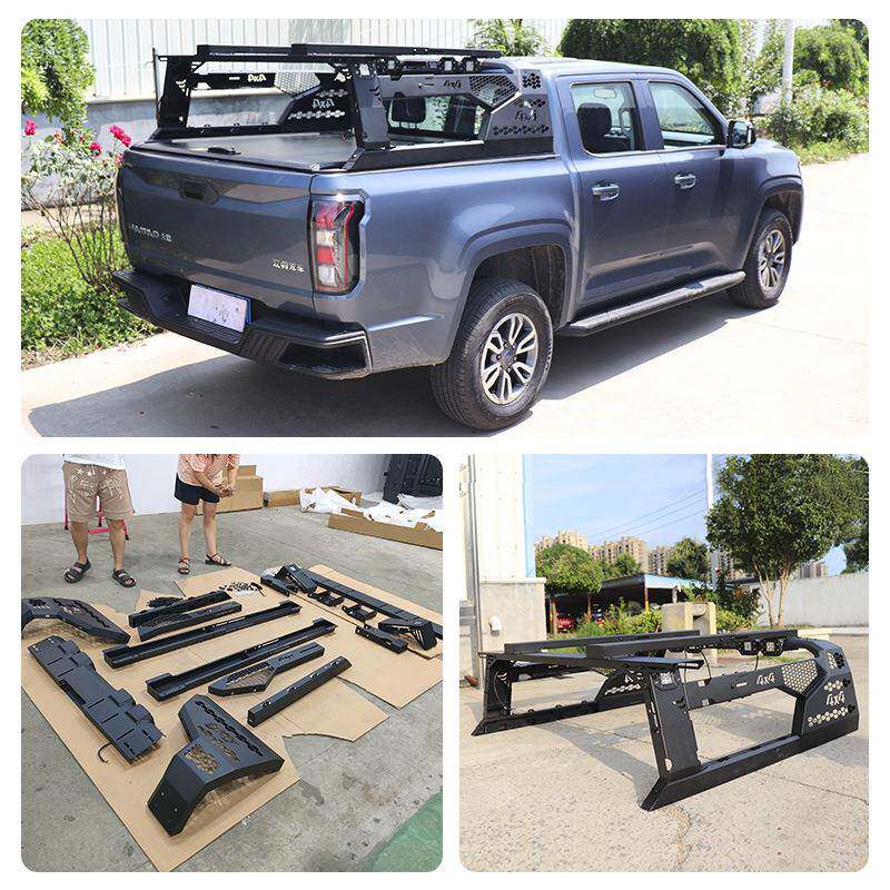 纳皮拉锐骐6/瓦龙7D22p11NP300卡门架67554带灯防翻滚碳素钢拓展