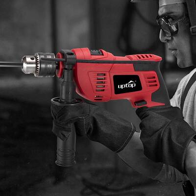 交流电源手电钻工业33210冲击钻打孔具电头动工家匙用手电钻带夹