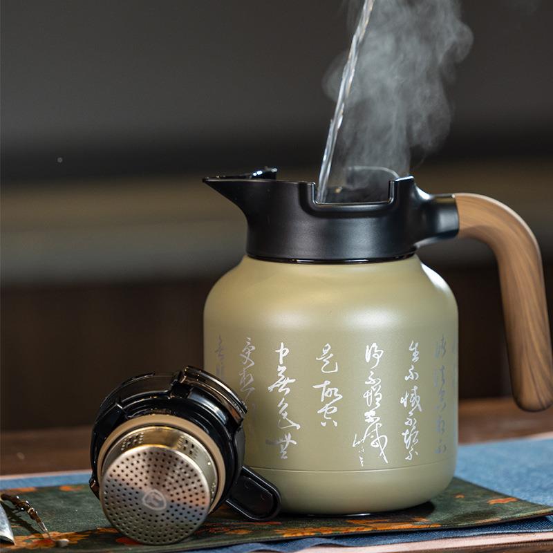 心焖茶壶显陶经瓷内大胆容量老白20230906茶陈皮焖泡壶带温户外便图片