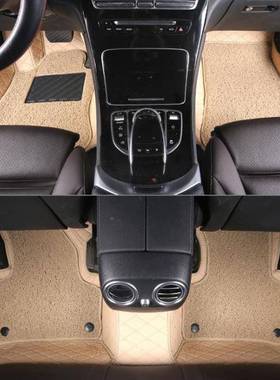 皮拼接改装18930车内饰全围垫双脚层大包围包丝圈双层可拆卸革脚