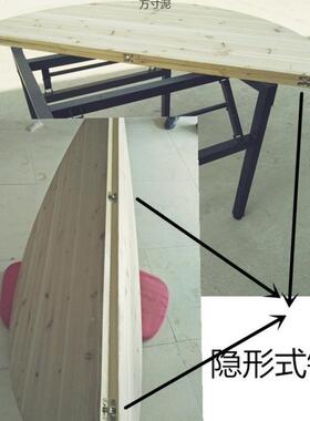 实4米1.5米1木.8米2米2.4NOP米杉木酒店.饭店折叠大圆1桌面玻璃转