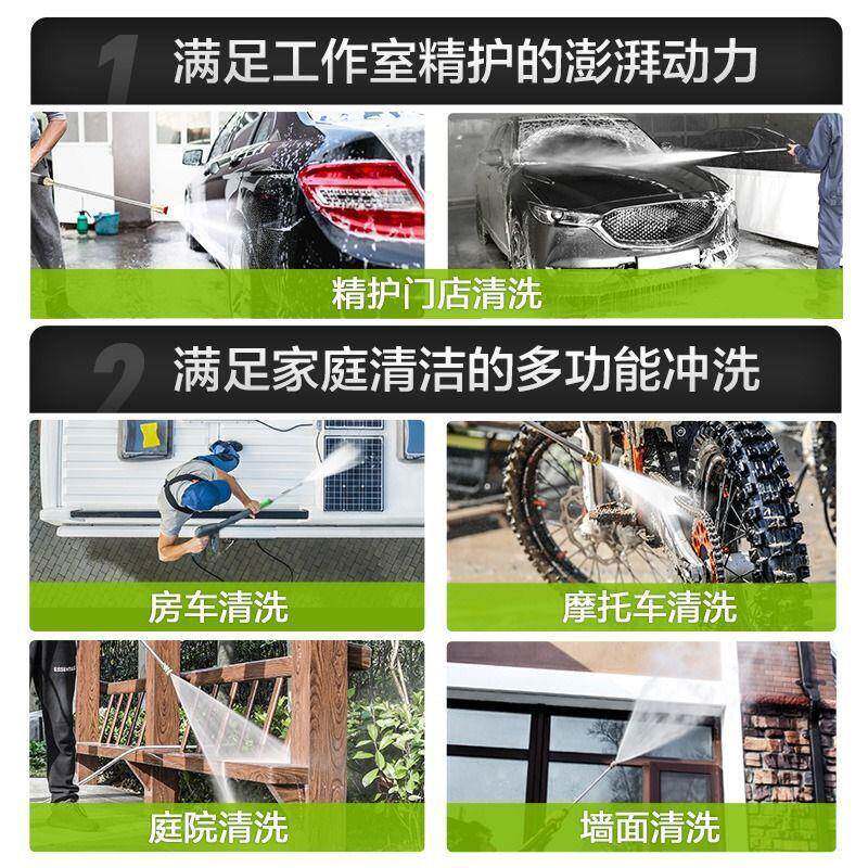 绿田用洗车机清洗机310020163100W率大力神大家功高压洗车机清机
