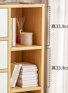 飘窗收书架卧室阳台杂物柜靠落地置纳物OIF柜柜小书柜窗台墙矮柜