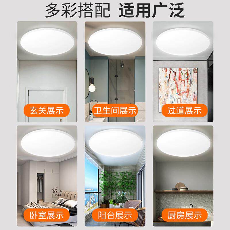 欧司朗(OSAPDUM灯)le形d吸顶灯R圆简约灯具卧室书房阳台客厅厨