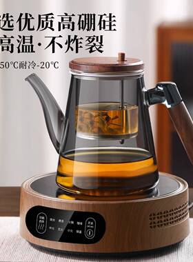 茶壶泡茶家用茶分具装2HYQ025新玻款按压式一套键茶水离飘逸璃茶