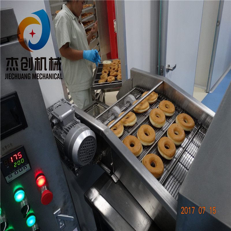 甜甜圈油炸机 天津麻花油炸流水线 电加热面包圈油炸机厂家