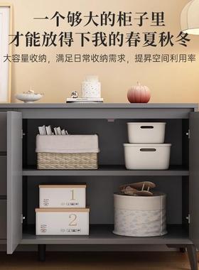 式轻奢五斗柜卧室斗意置物靠柜客柜厅墙储物柜床尾收85512纳柜抽