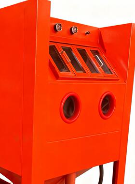 全自动箱式喷机输AWI送式平面锈钢砂铝自板砂动打机小型喷沙机设