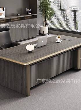 办现公桌简约高代办公桌39113椅组合办档公家具经理办公室桌轻奢