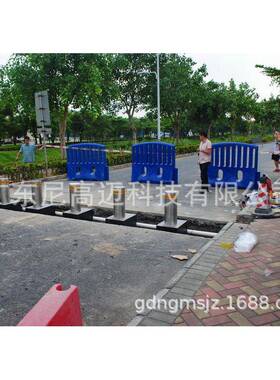 交遥通道路可伸缩防柱警示墩控自动升撞降不db-219锈钢拦车防恐警