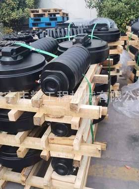 DX350LC掘机涨紧0油缸引导轮总成支重轮钩机DX挖38LC履带97147板