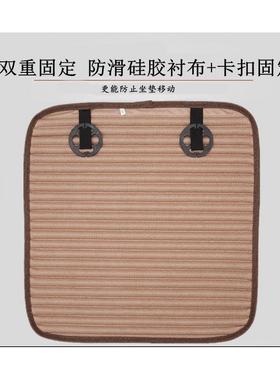 亚方麻汽车坐垫单片小垫四季通用生夏季凉垫车座垫无养靠91983汽