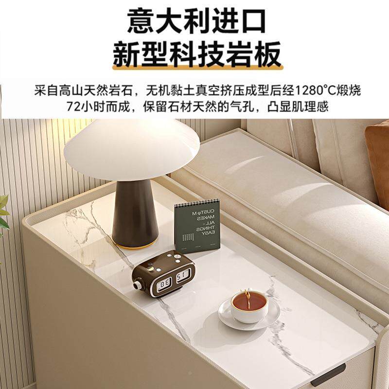 沙发旁边WIN宽的边柜简窄约现代边几轻奢0实木超小型夹缝客厅侧边