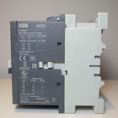 AX系列流触器AX50-30-11XLV-80*220-230V50Hz货1接01397现交00