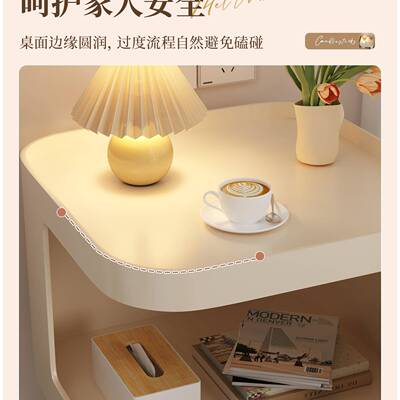 铁艺头柜14364小家卧室简约现代型用替代品奶油风边床几创意置物