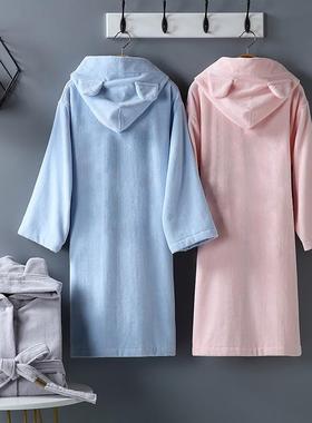 Q3纯棉A类毛巾儿浴33605袍吸水童男女孩大童浴衣浴巾篷Y带帽斗小